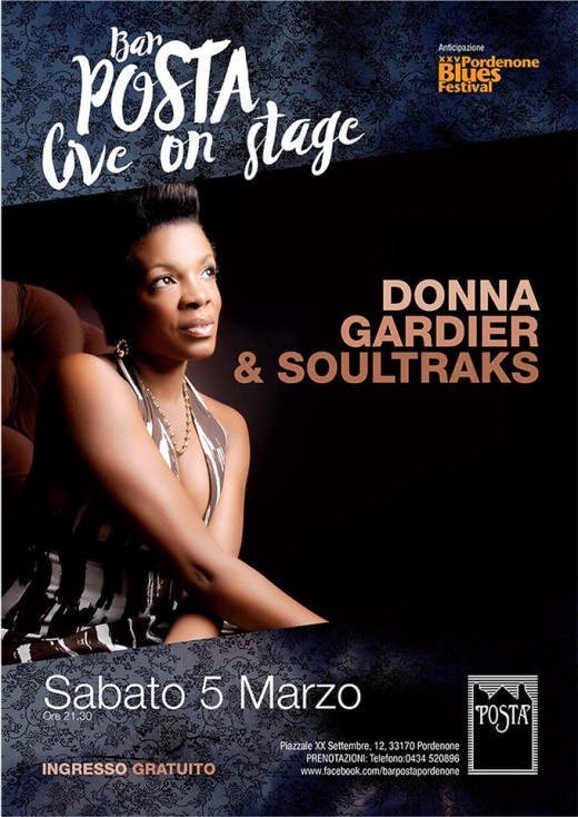 Donna Gardier - Live on stage