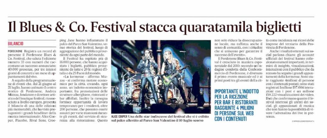 2024 07 28 il gazzettino il blues stacca quarantamila biglietti